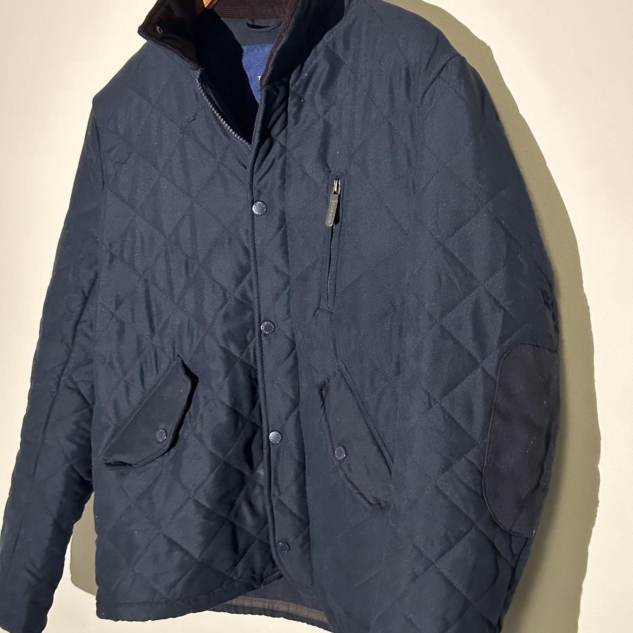 Feraud mens quilted outlet jacket navy