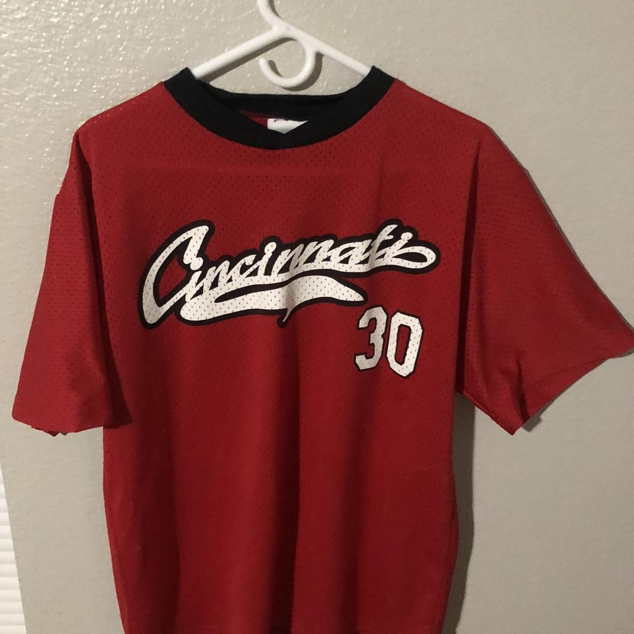 Cincinnati Reds Ken Griffey Jr # 30 Red T-Shirt