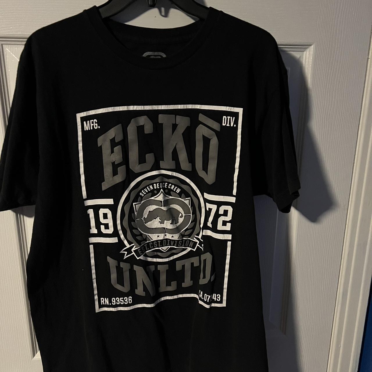 vintage ecko unltd tee sizs large great condition - Depop