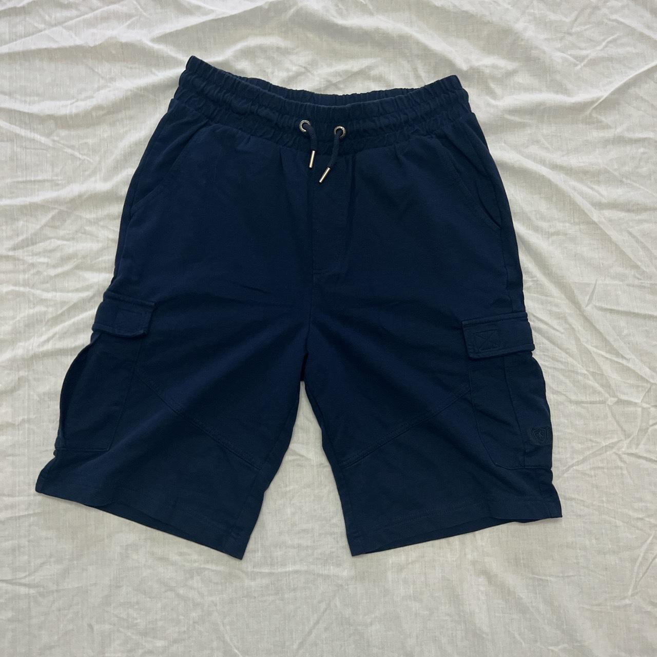 Mens Navy Cargo Shorts in Medium Amazing Quality... Depop