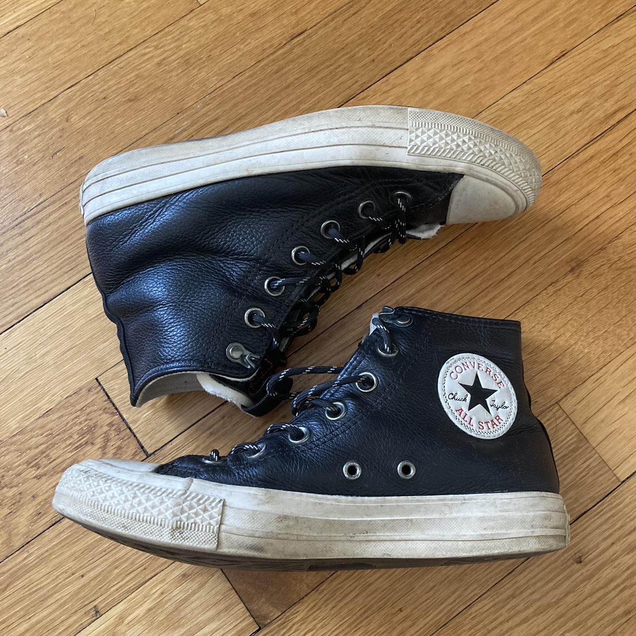 Fleece lined converse high clearance tops