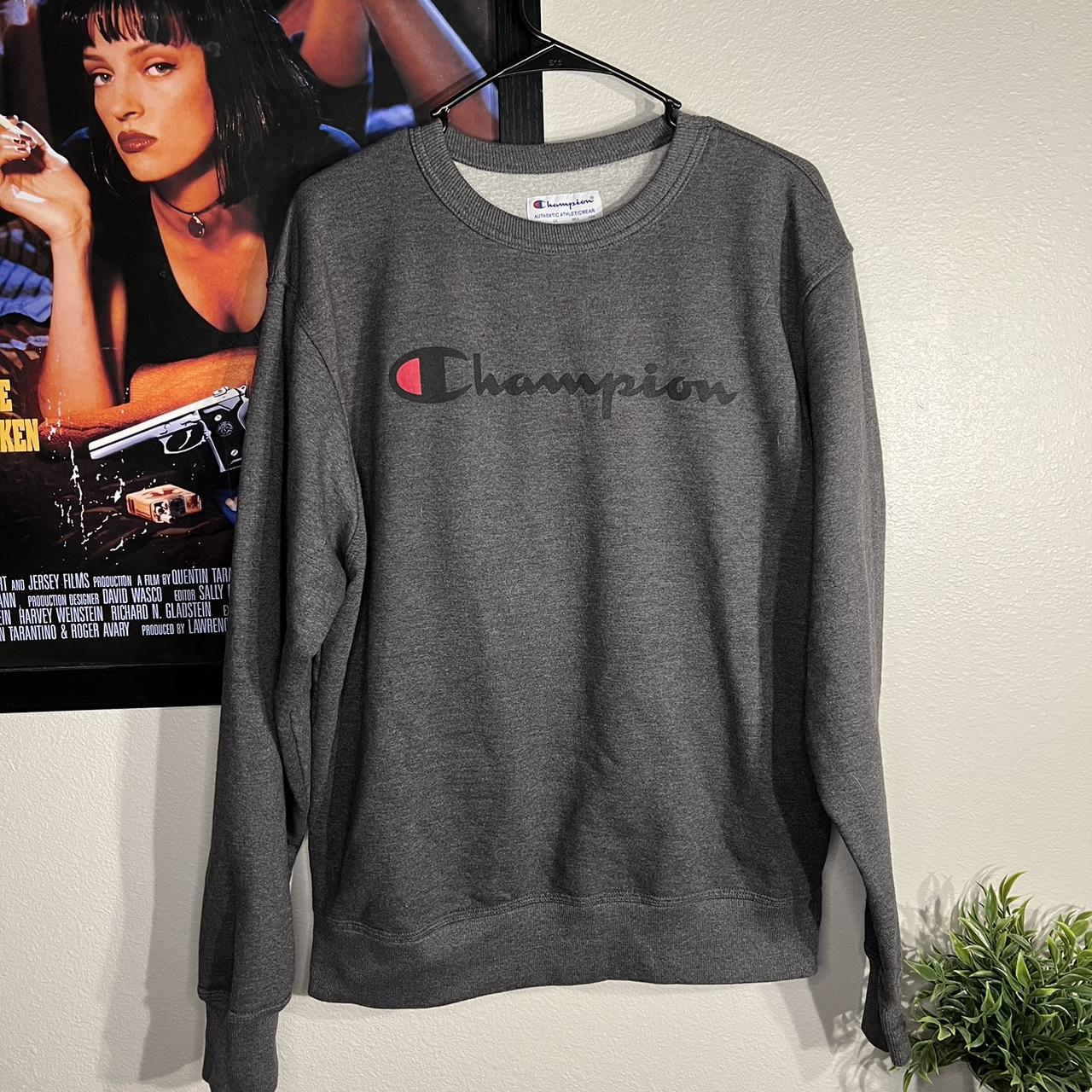 Grey Champion Crewneck Size M Please note ONLY. Depop