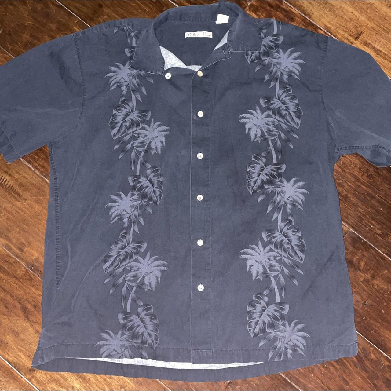 Hawaiian Shirt with Palm Trees Size XL Perfect... - Depop