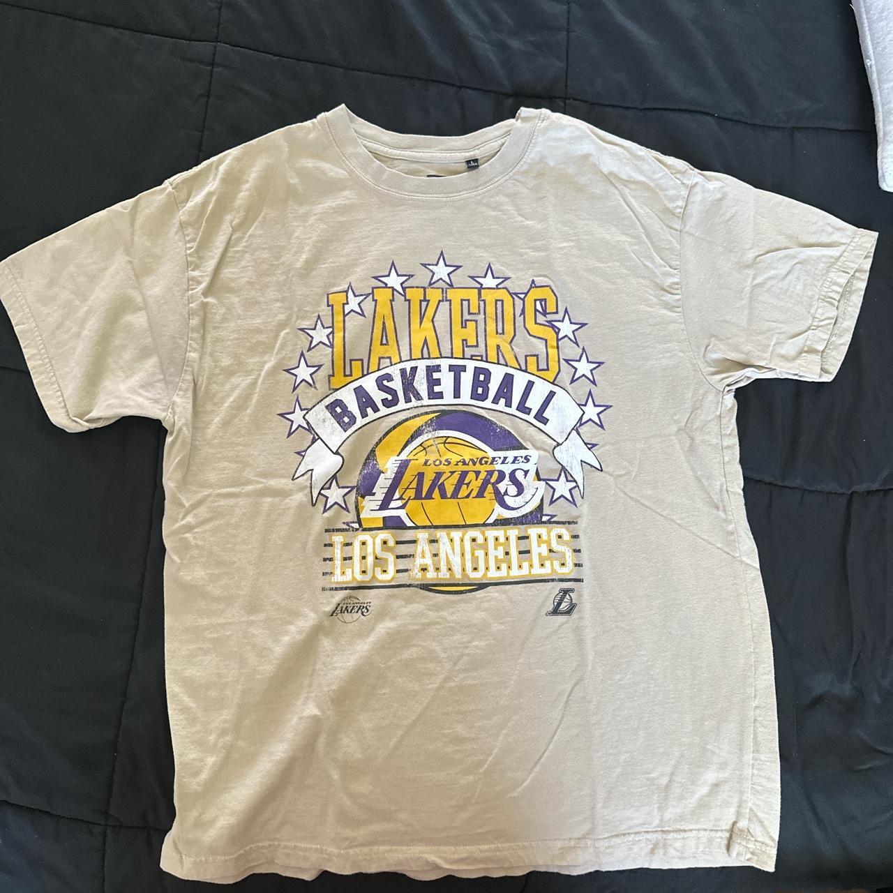 Vintage Adidas Los Angeles LA Lakers T-Shirt Size - Depop