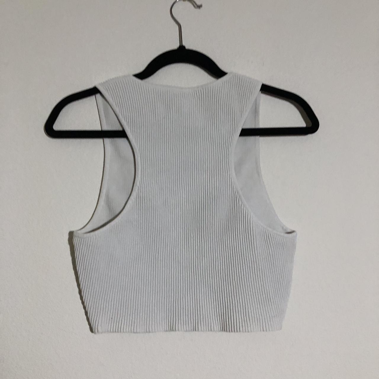 Babaton Women's White Croptop Depop