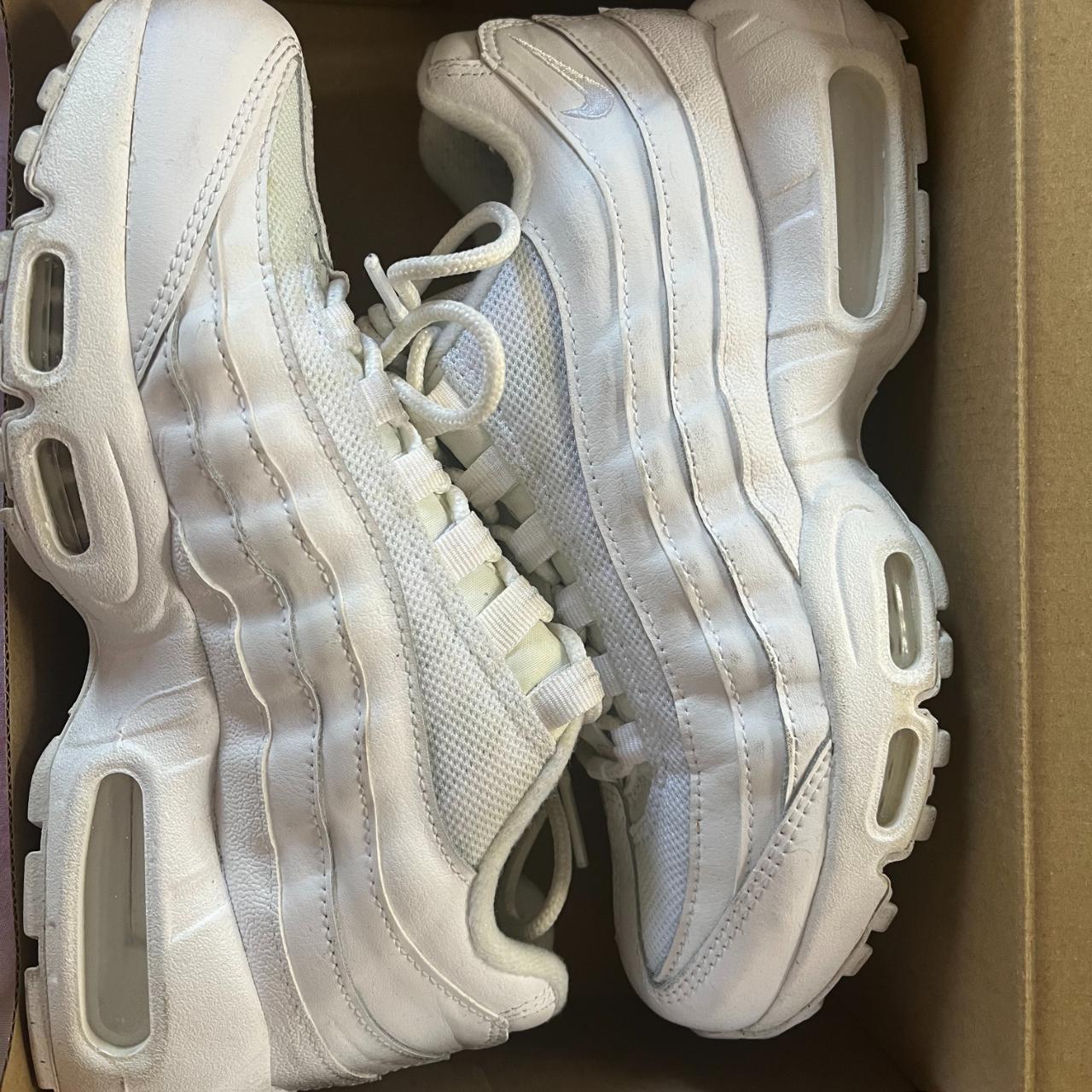 all white 95s
