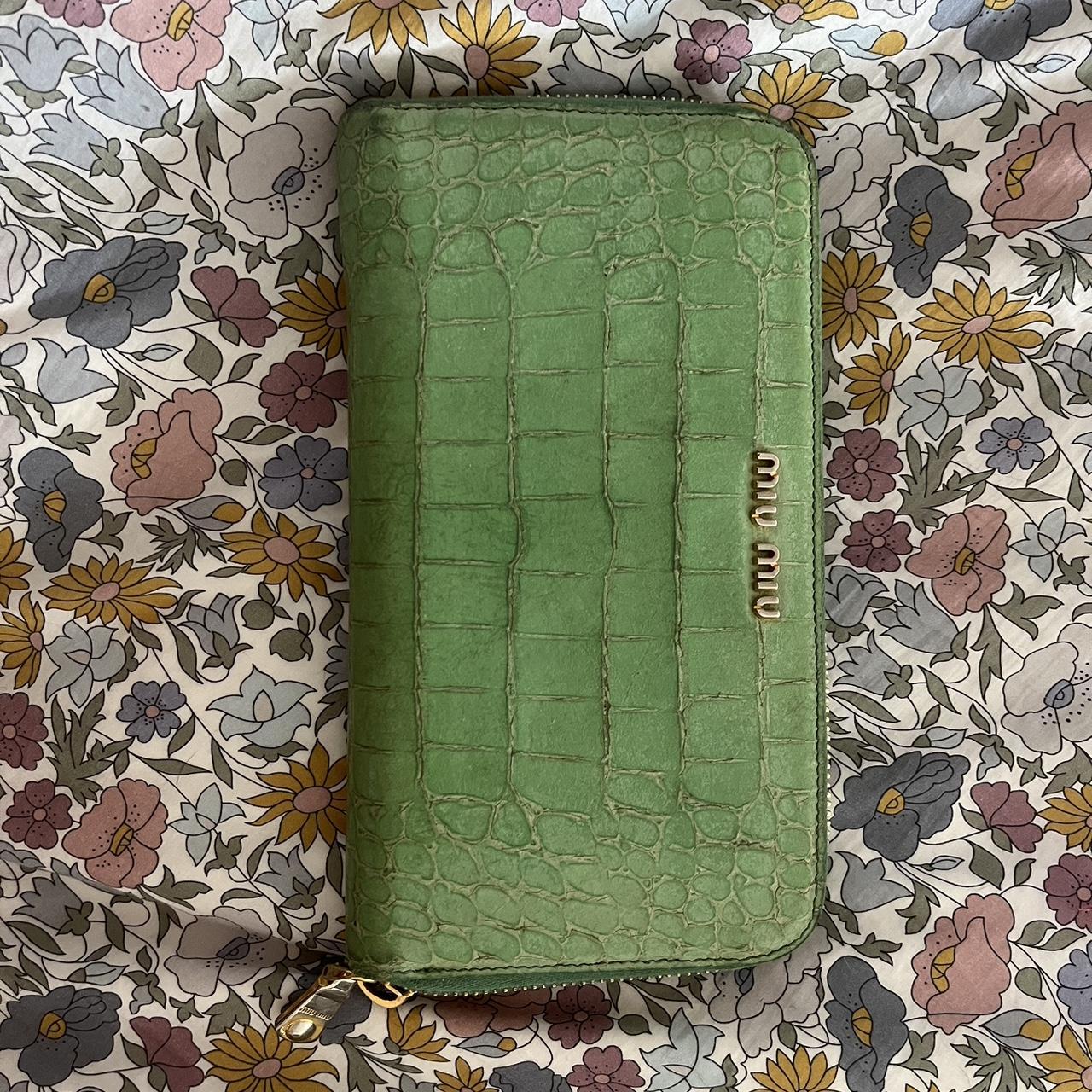 Vintage miu miu purse. Alligator print. | Depop