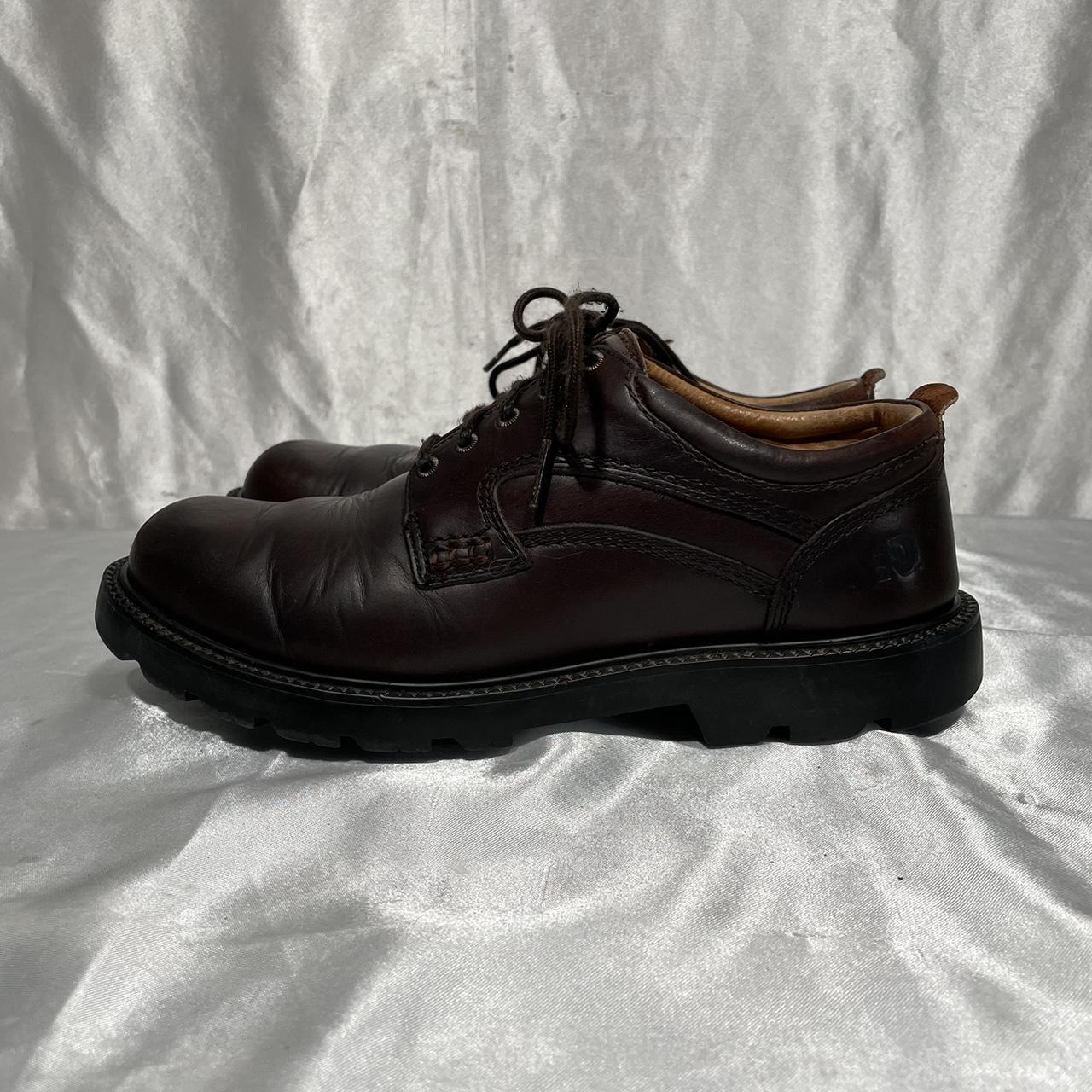 Dress Sneaker in Brown Leather 8 / D