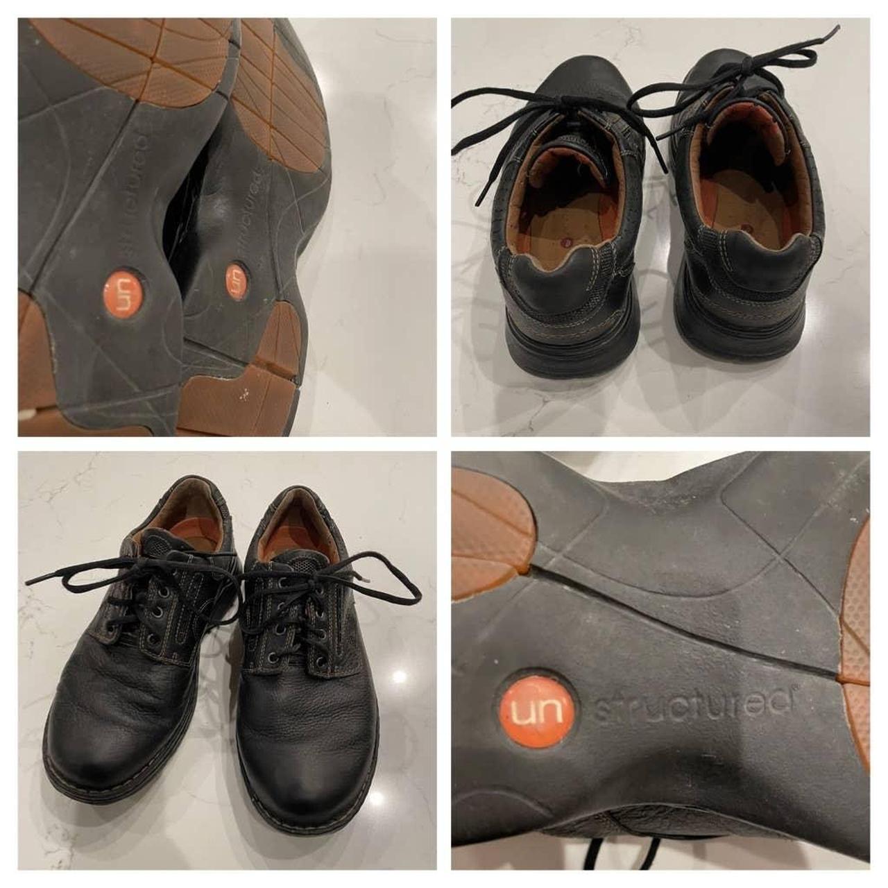 Clarks Men's Black Loafers Depop