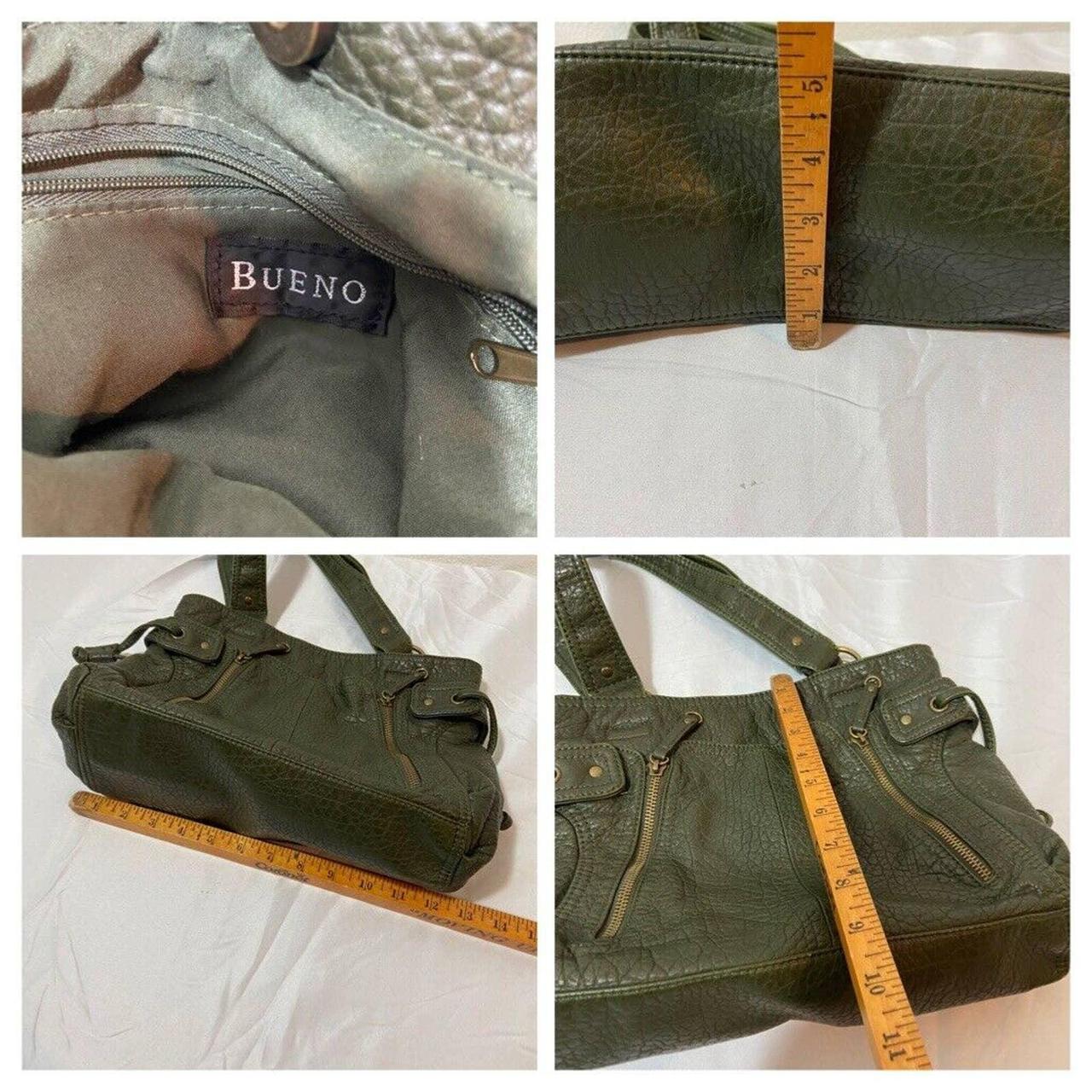 Green quilted faux leather crossbody bag/purse. CLN, - Depop