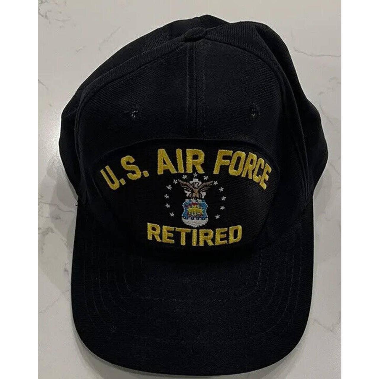 Blue U.S. Air Force Retired Hat Adjustable... - Depop