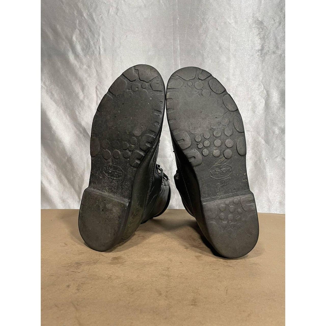 Vintage Cabela’s Gray Leather Moc Toe Work Boots... - Depop