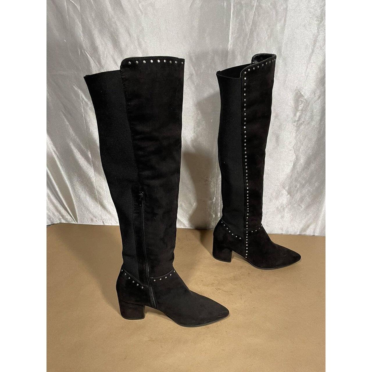 seven dials over the knee boots