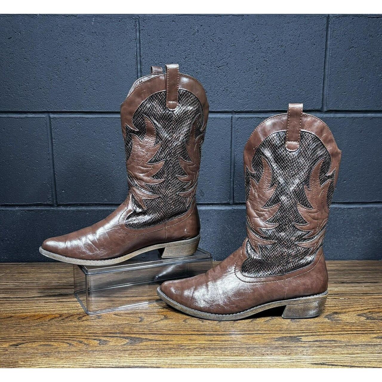 Rampage brown boots hotsell