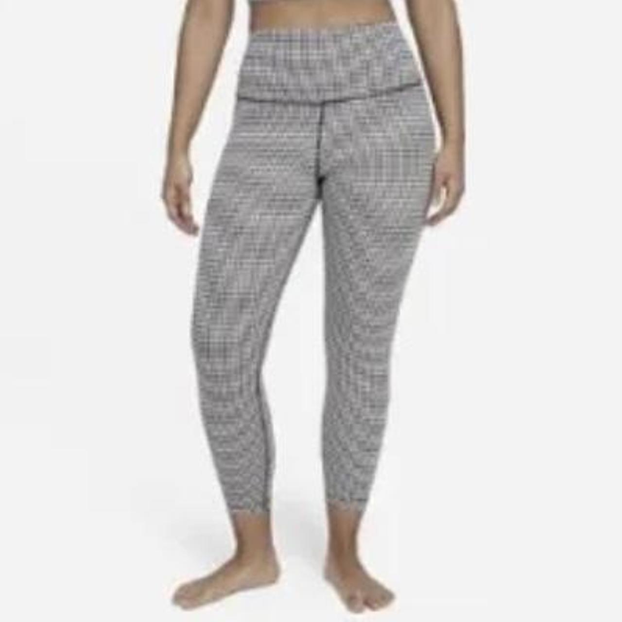 nike yoga gingham top