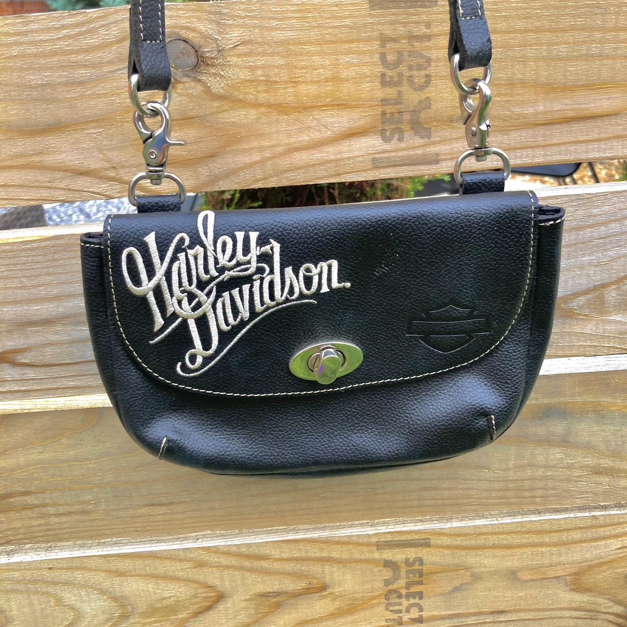 Harley Davidson Purse in overall good Preloved - Depop