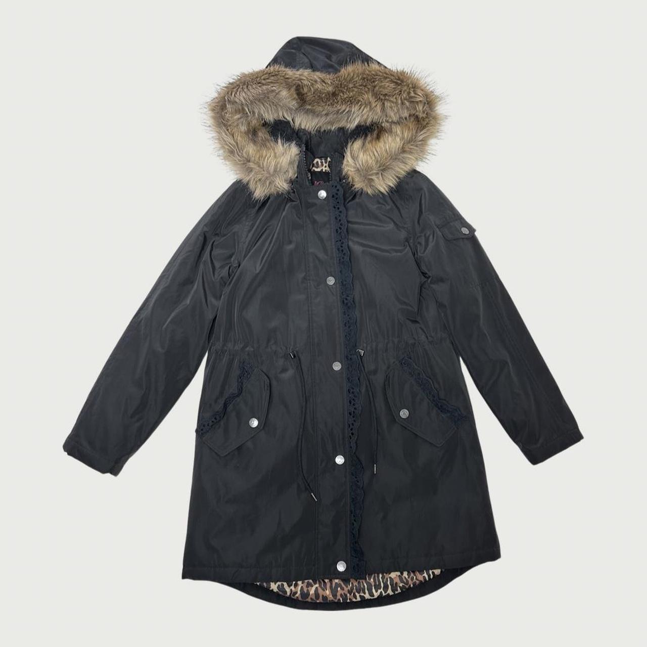 Whistles faux fur lined clearance waxy parka