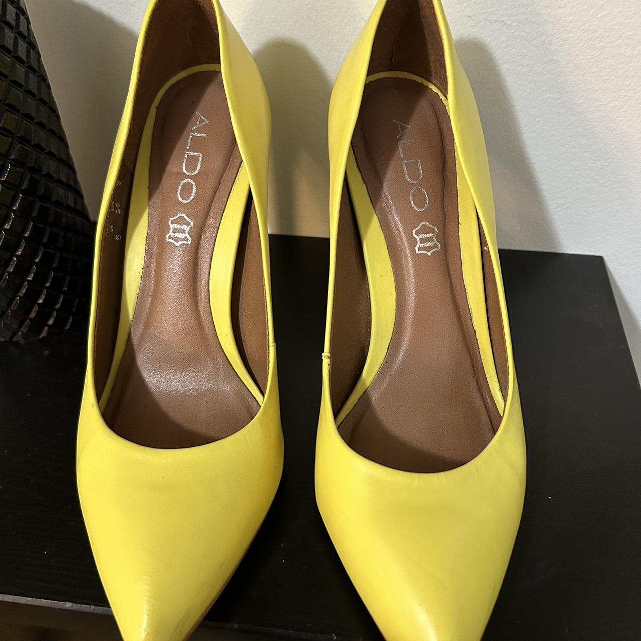 Aldo yellow pumps hotsell