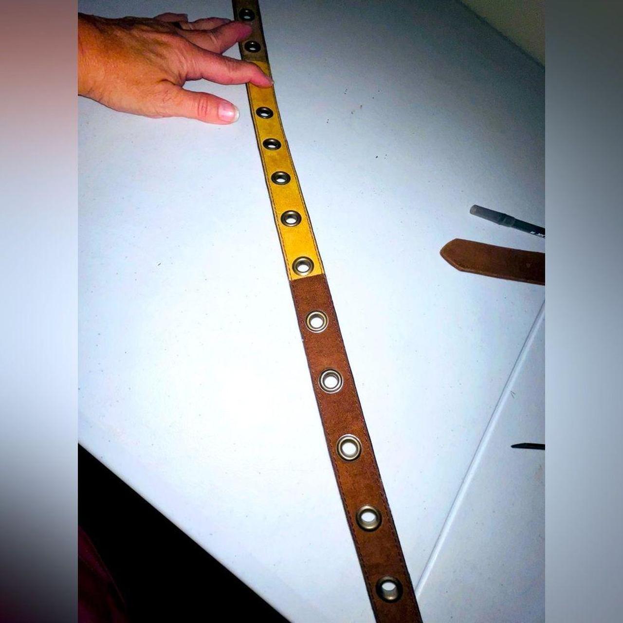 Women's Belt - Multi – Gorgeous patchwork leather… - image 1