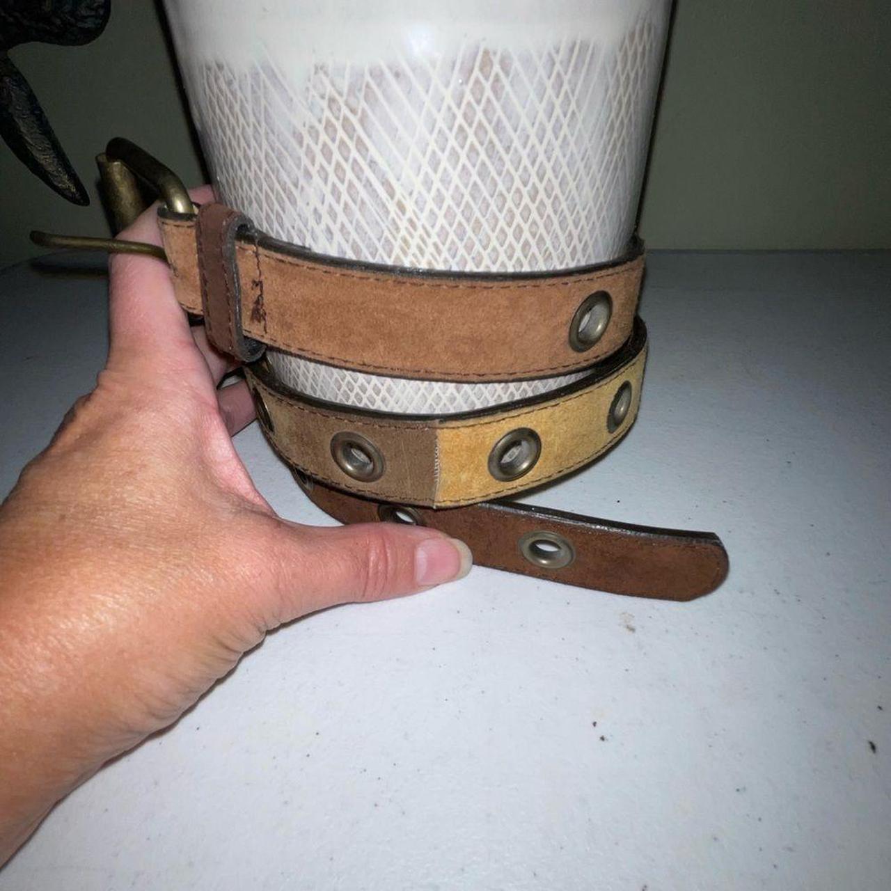 Women's Belt - Multi – Gorgeous patchwork leather… - image 3