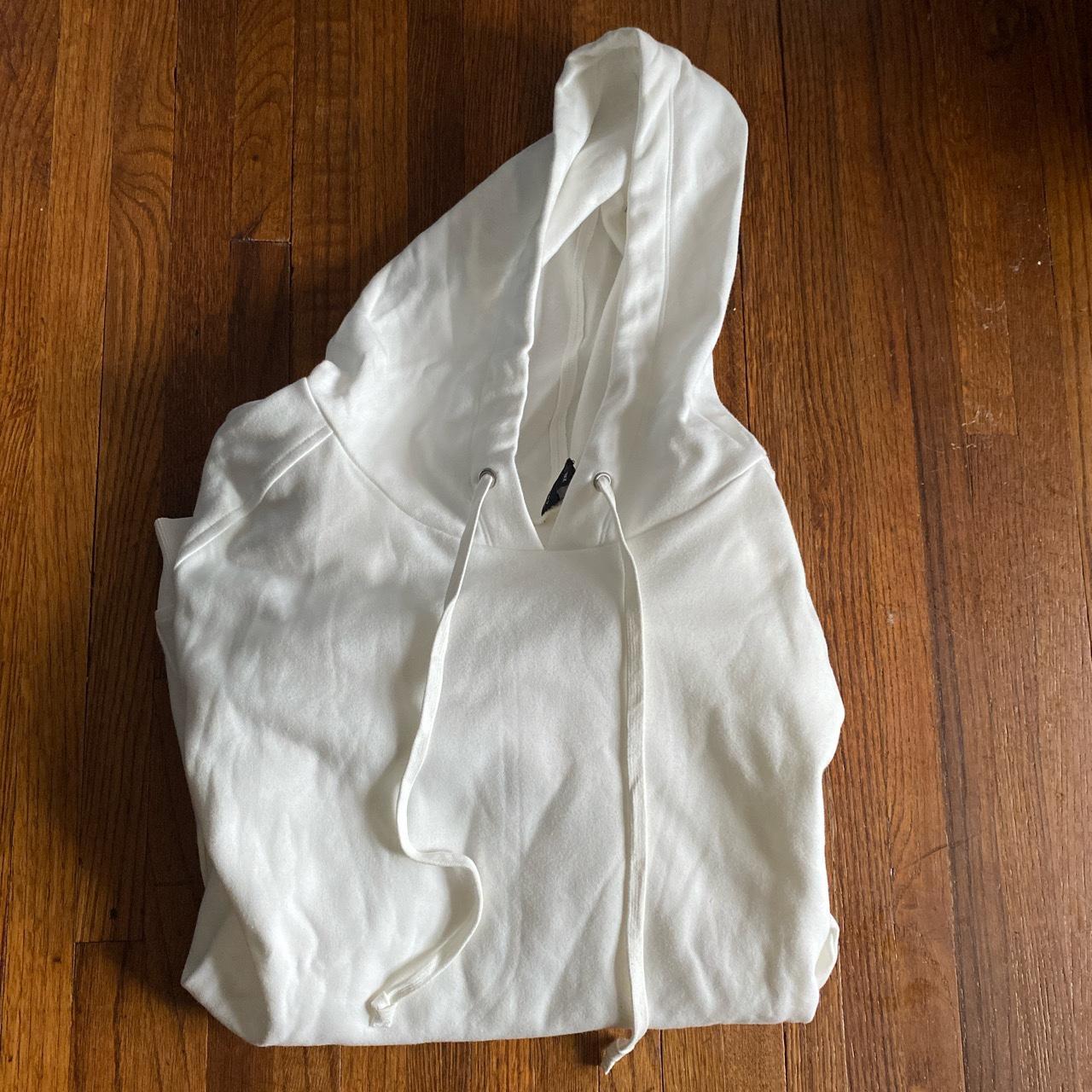 PSK FROM KOHLS RETAIL $69 White cream hoodie so warm - Depop
