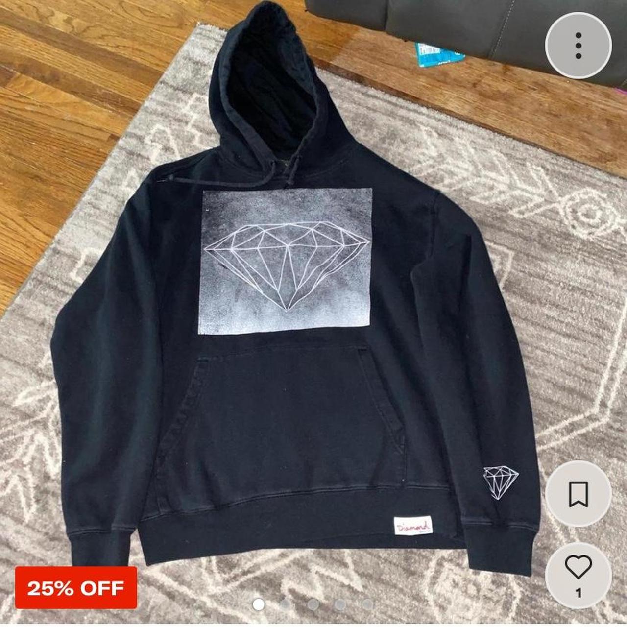 Diamond supply best sale co hoodie black