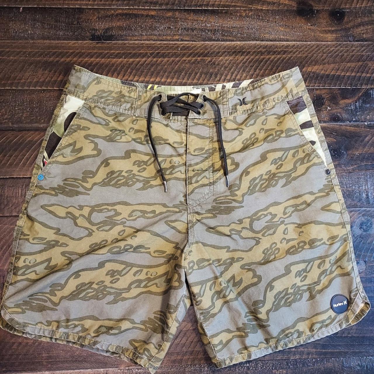 Hurley Camo Boardshort Style Swimming Shorts,