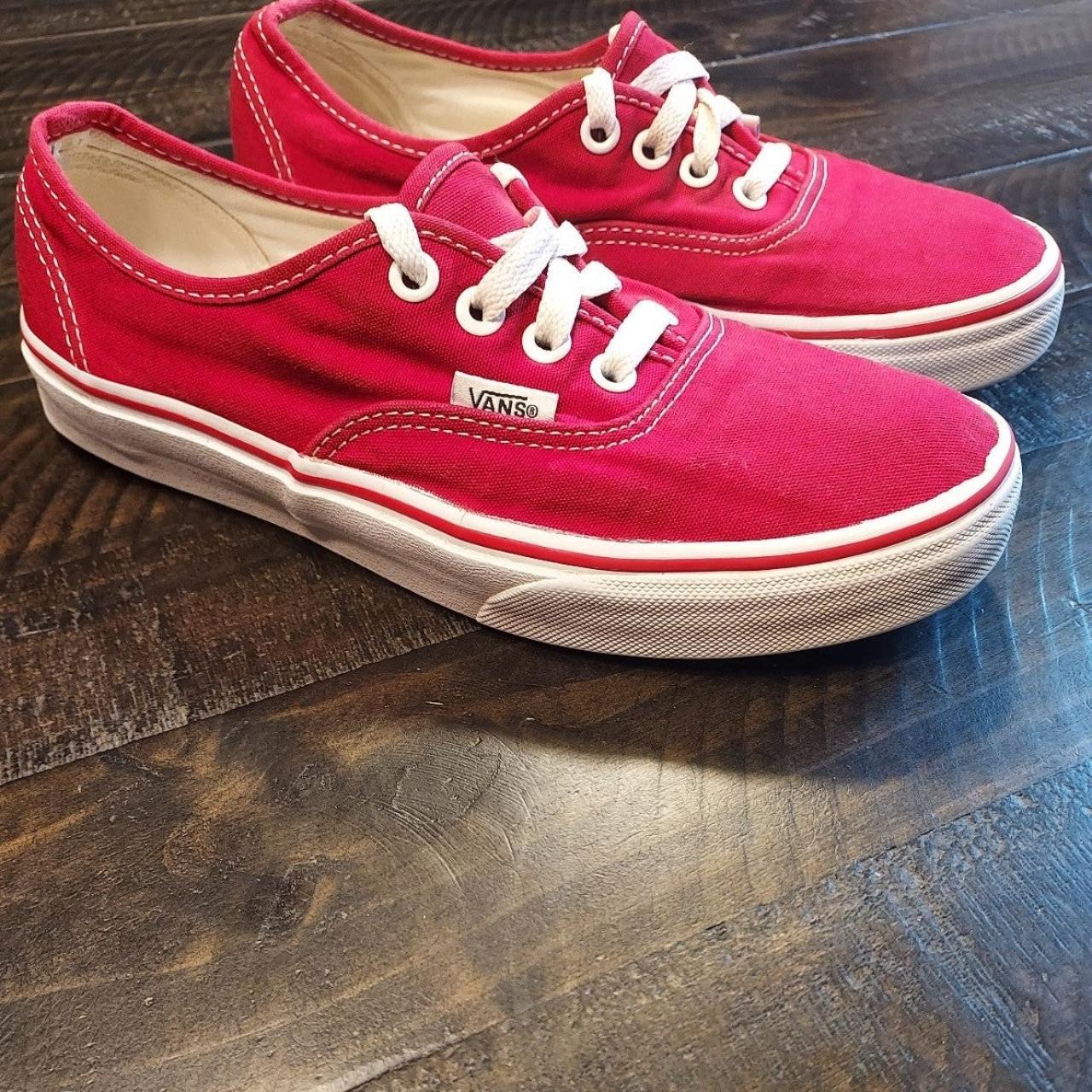 Vans old skool deals canvas red