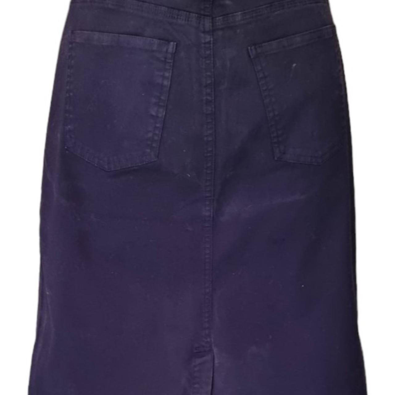 Pomodoro Stretch Cotton Skirt Navy. UK 10 BNWT RRP... - Depop