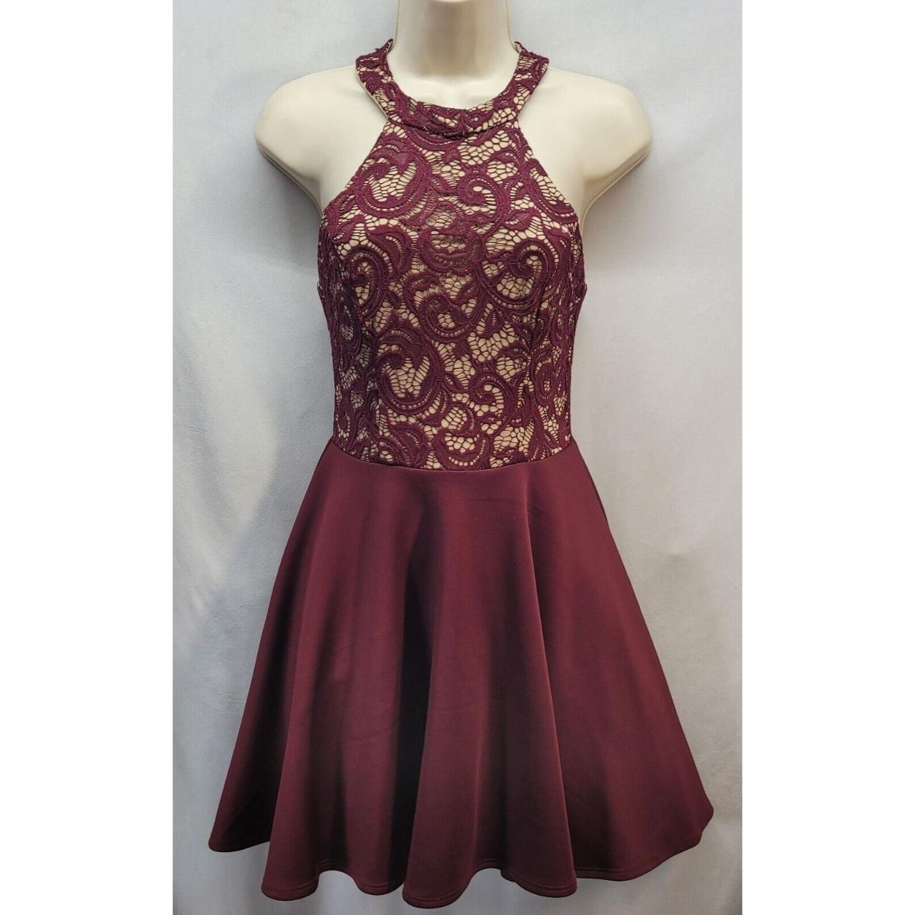 B darlin maroon dress hotsell