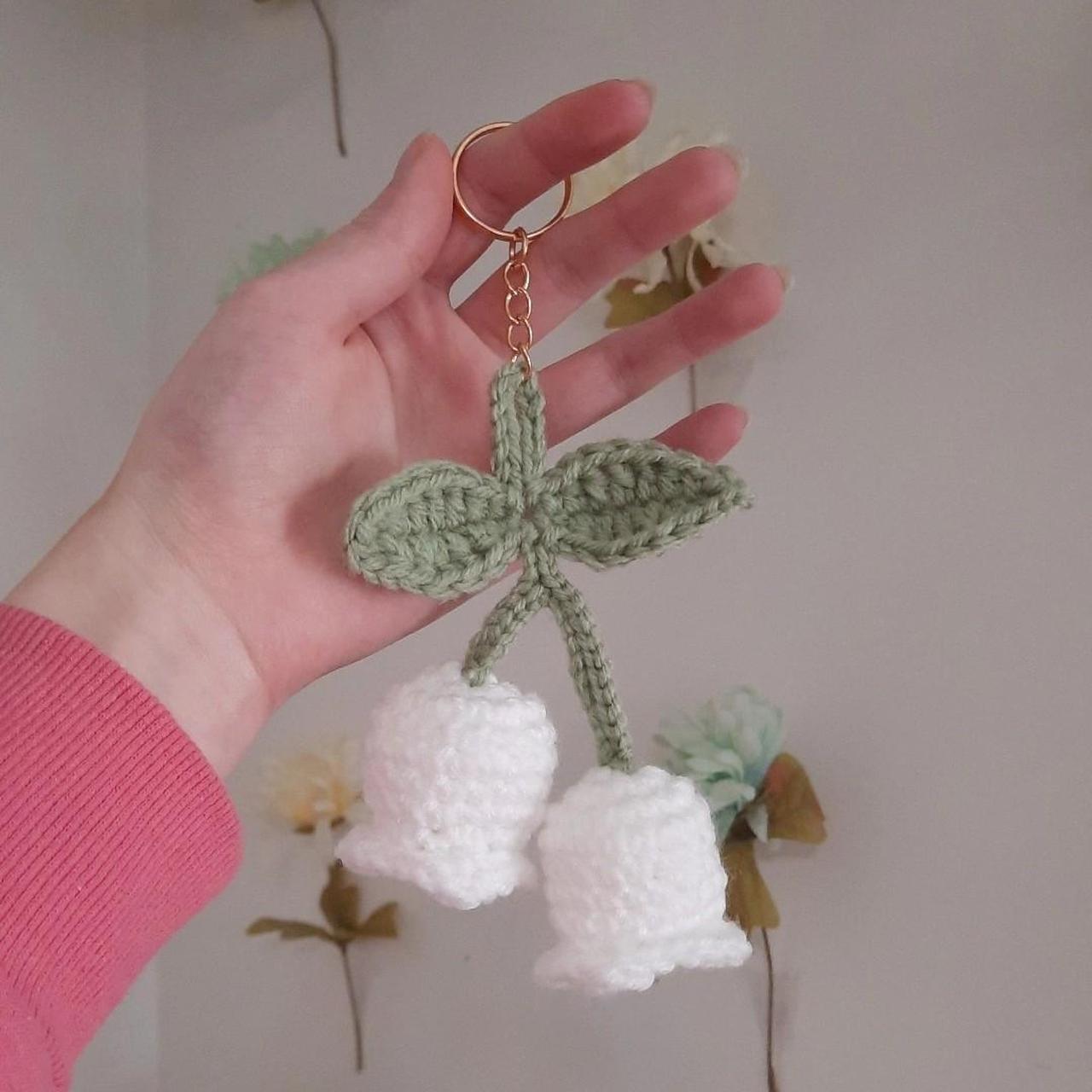 Crochet Lily/Bellflower Keychain 🪻⚘️🌷💐 Perfect - Depop