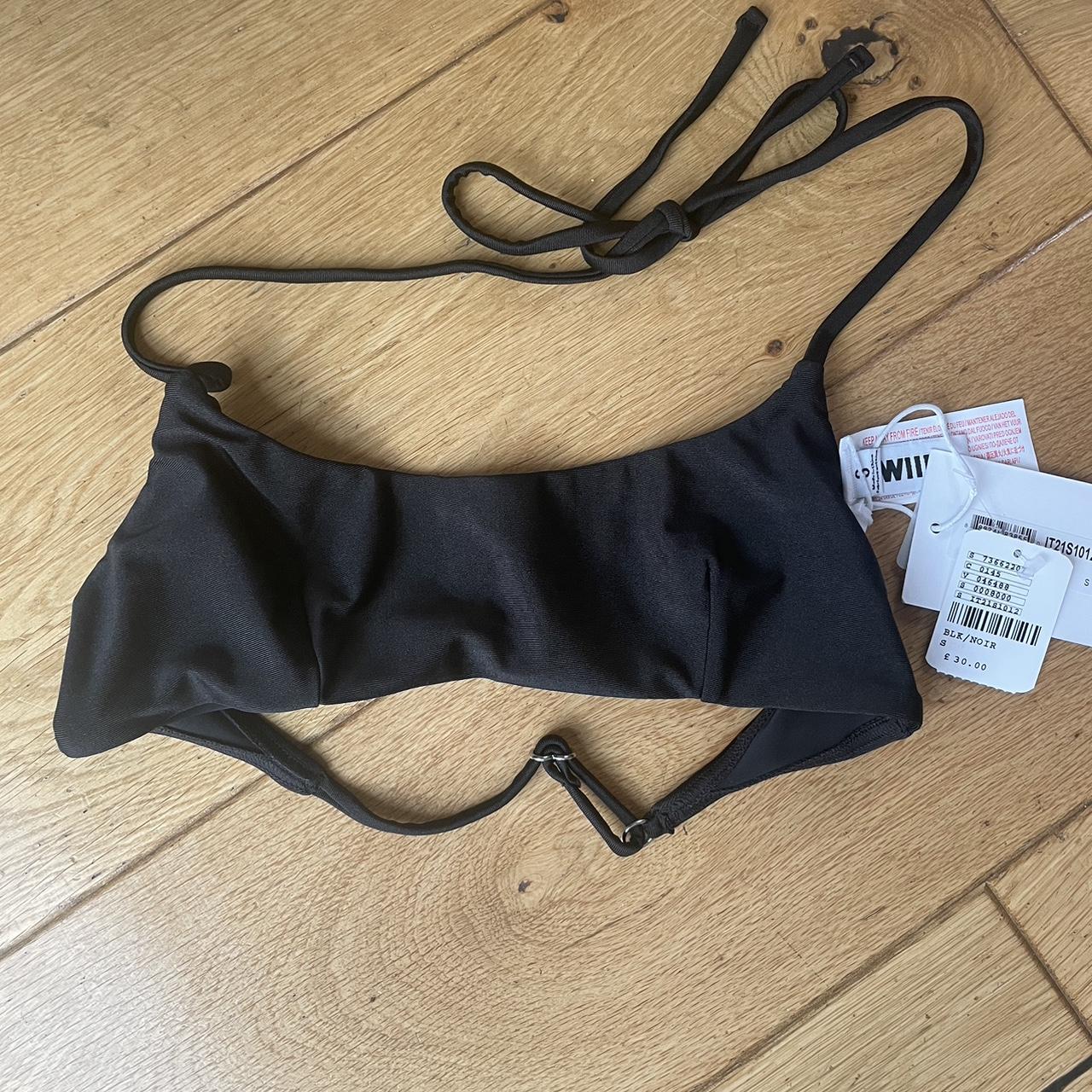 Urban Outfitters Women's Black Bikini-and-tankini-tops | Depop