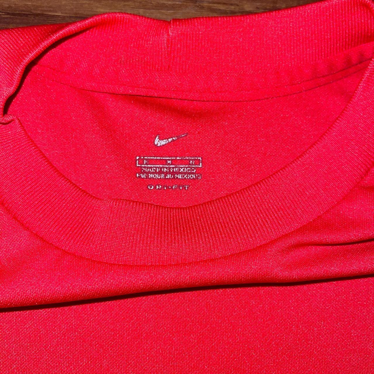 dri fit red shirt