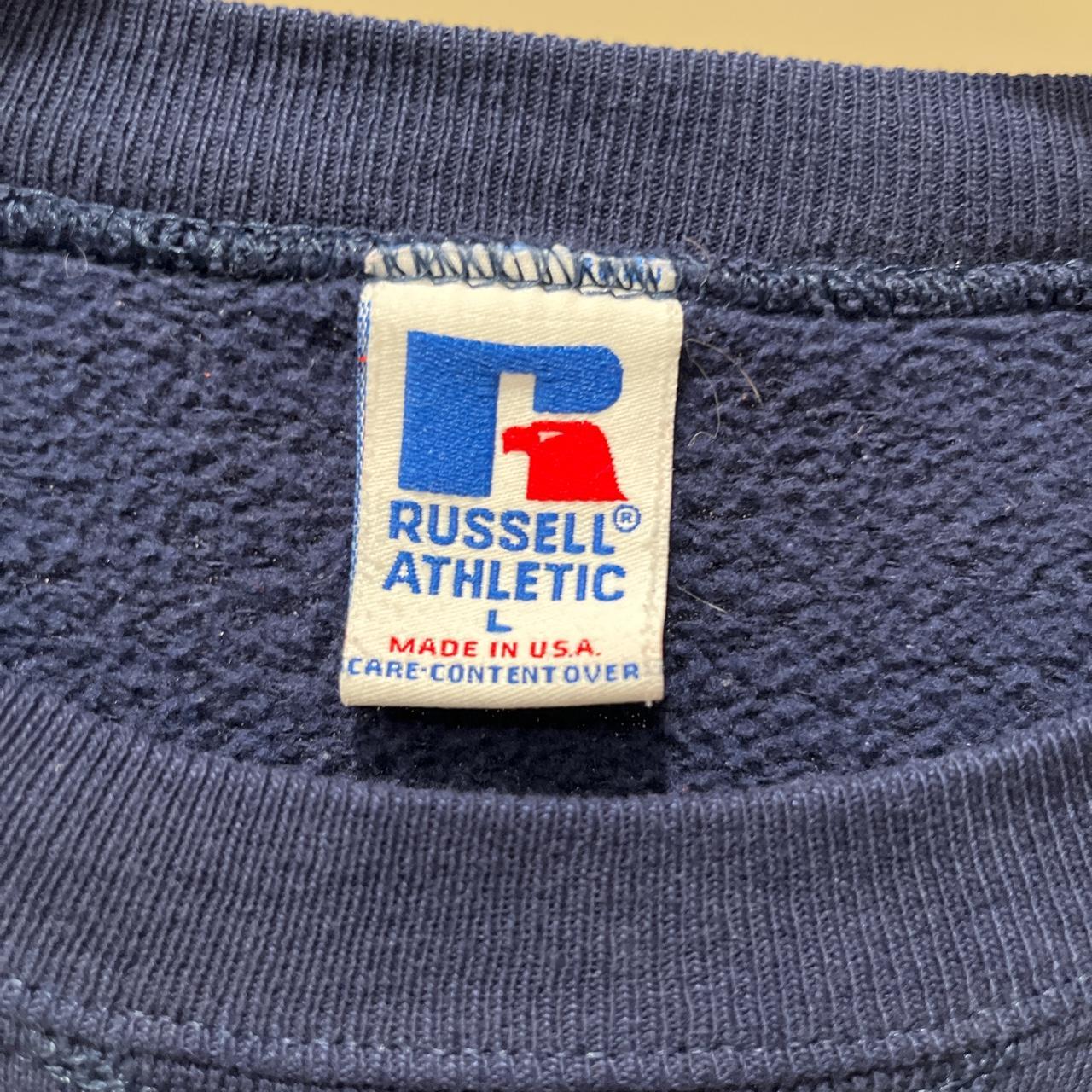 Russell Athletic Men's Navy Sweatshirt | Depop