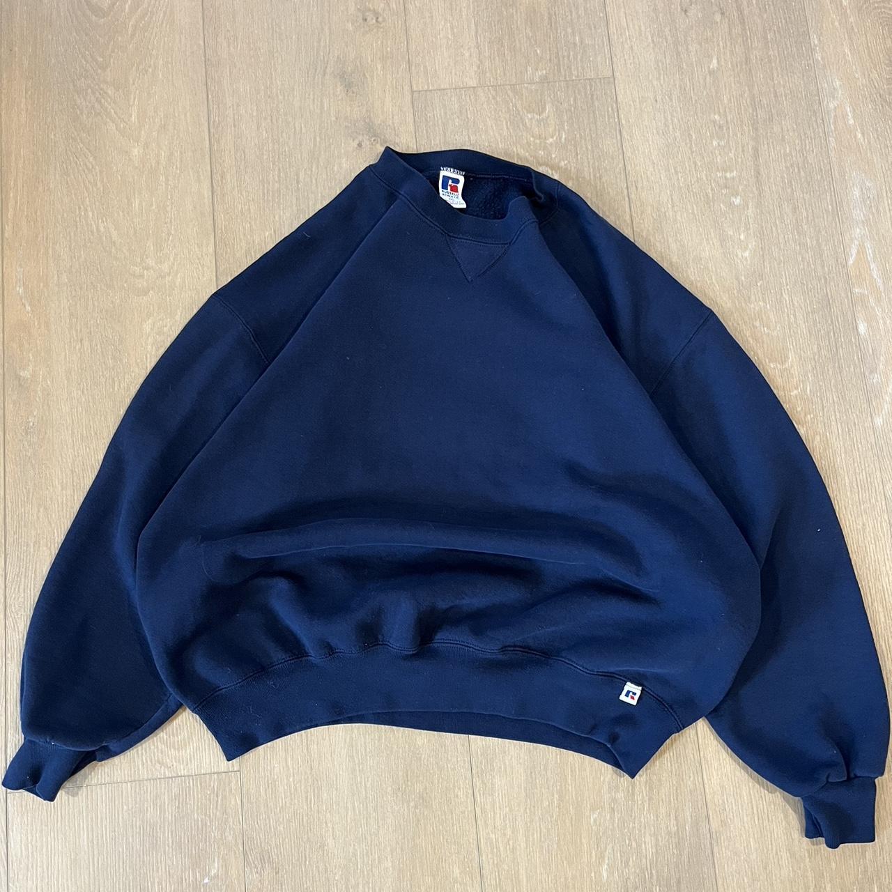 Vintage Russell Athletic Sweatshirt Fishing Size - Depop