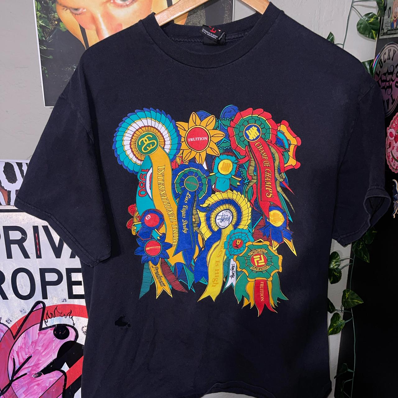 Vintage 90s Stussy UNDFTD x Fruition x Stussy Las | Depop