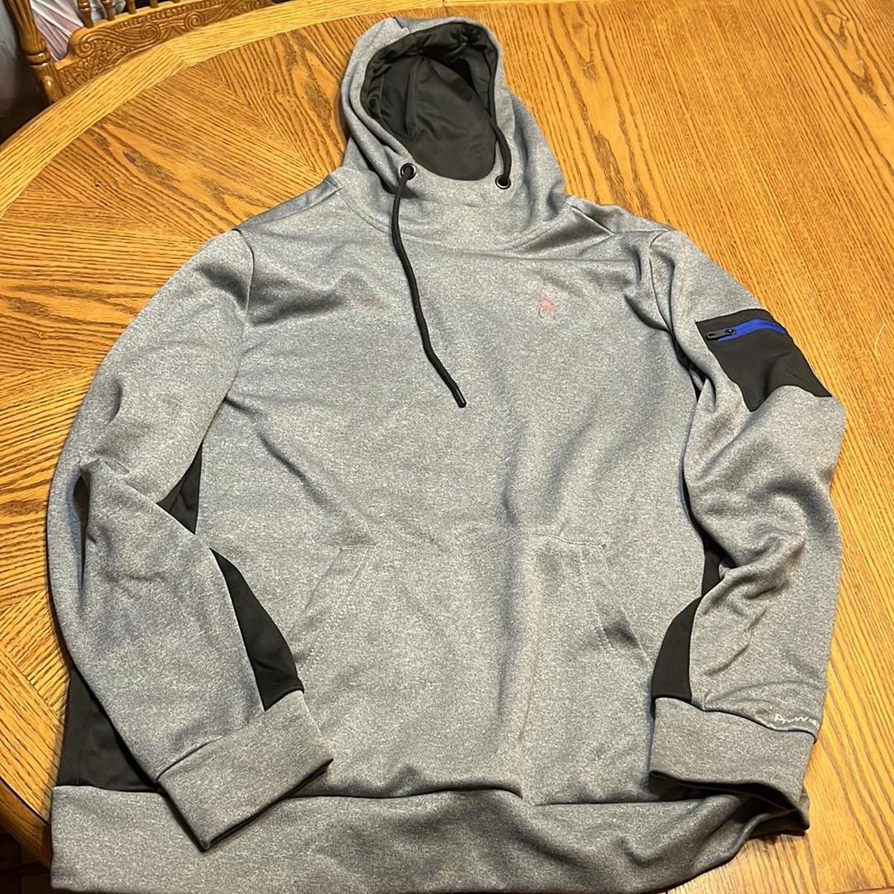 Spyder Hoodie. Zippered pocket on the arm. | Depop