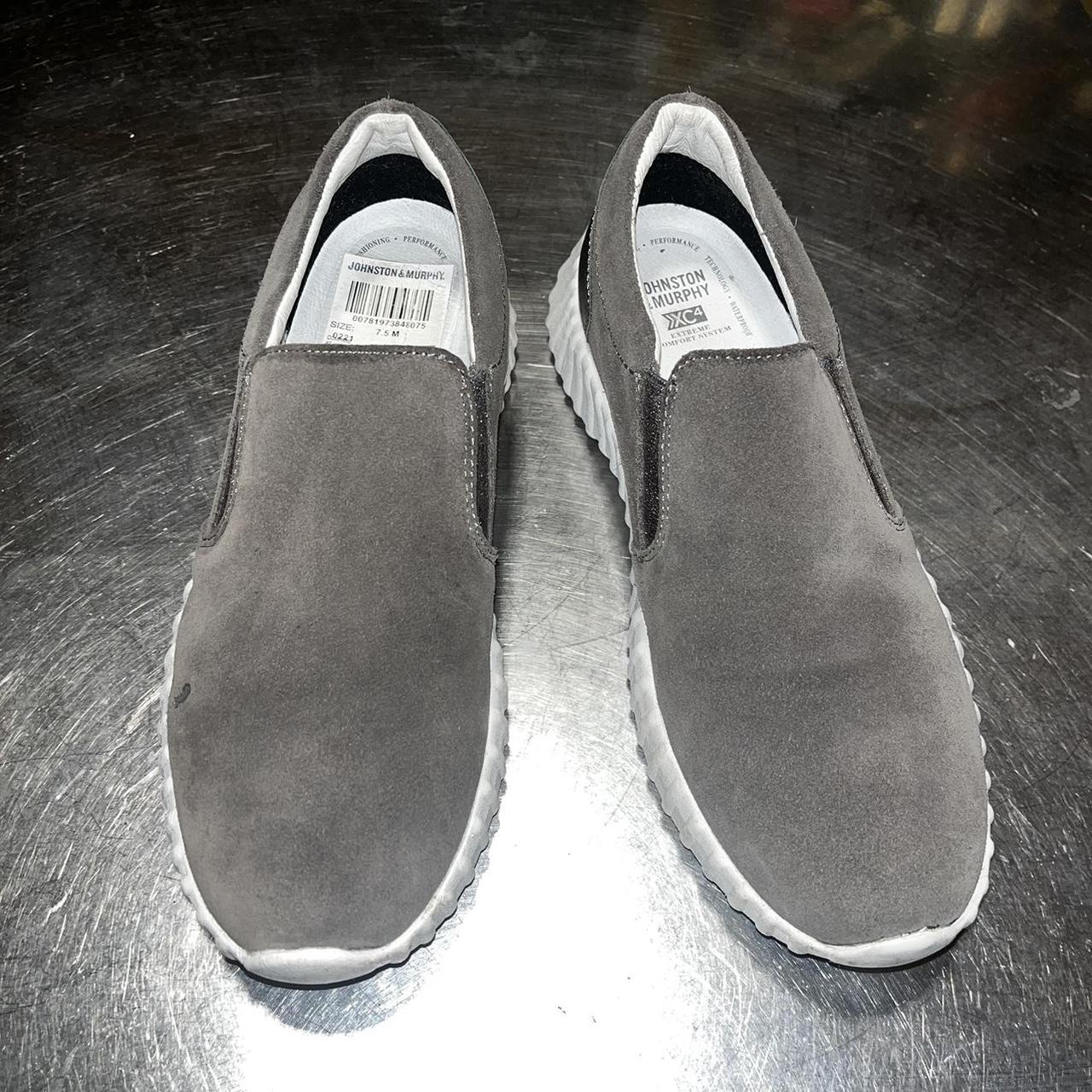 Johnston & Murphy Women's Grey Trainers | Depop