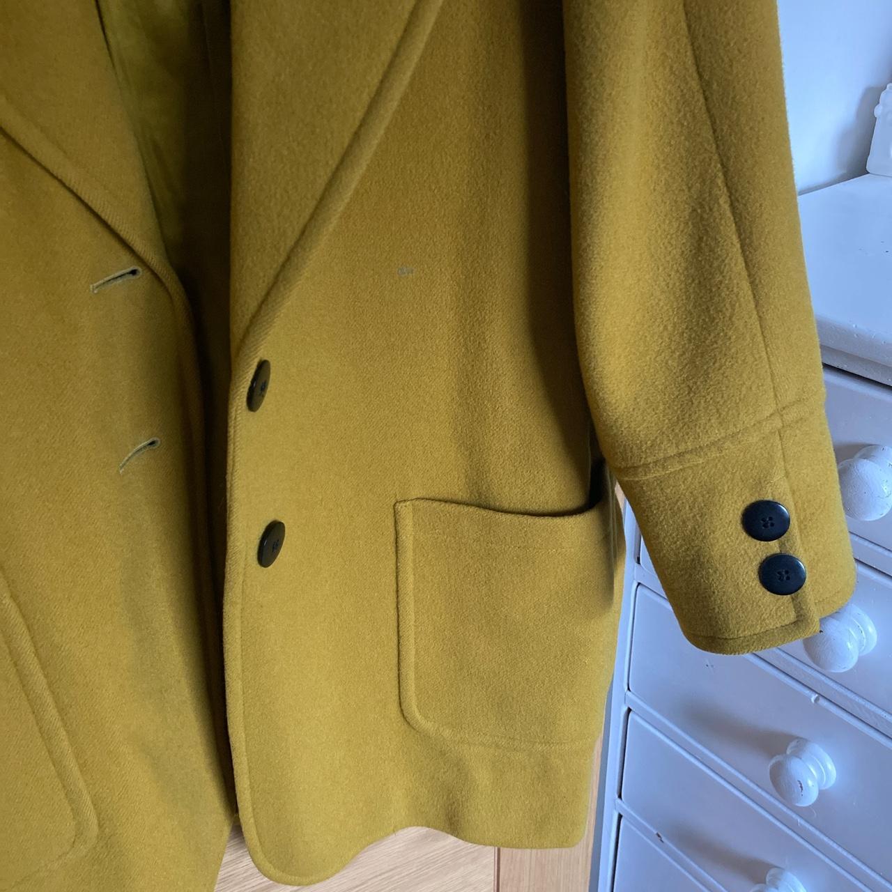 Jaeger Women's Yellow Coat | Depop