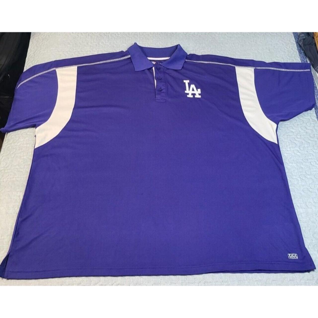 LA Dodgers MLB Polo Shirt 4XL Big And Tall TX3 Cool - Depop