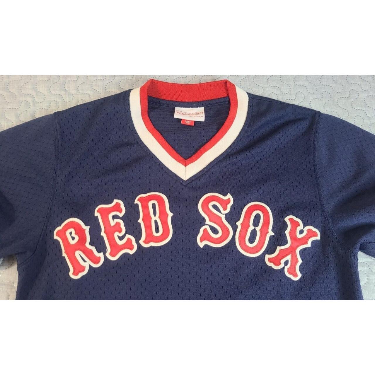 1990's Ted Williams Signed Boston Red Sox Mitchell & Ness Jersey