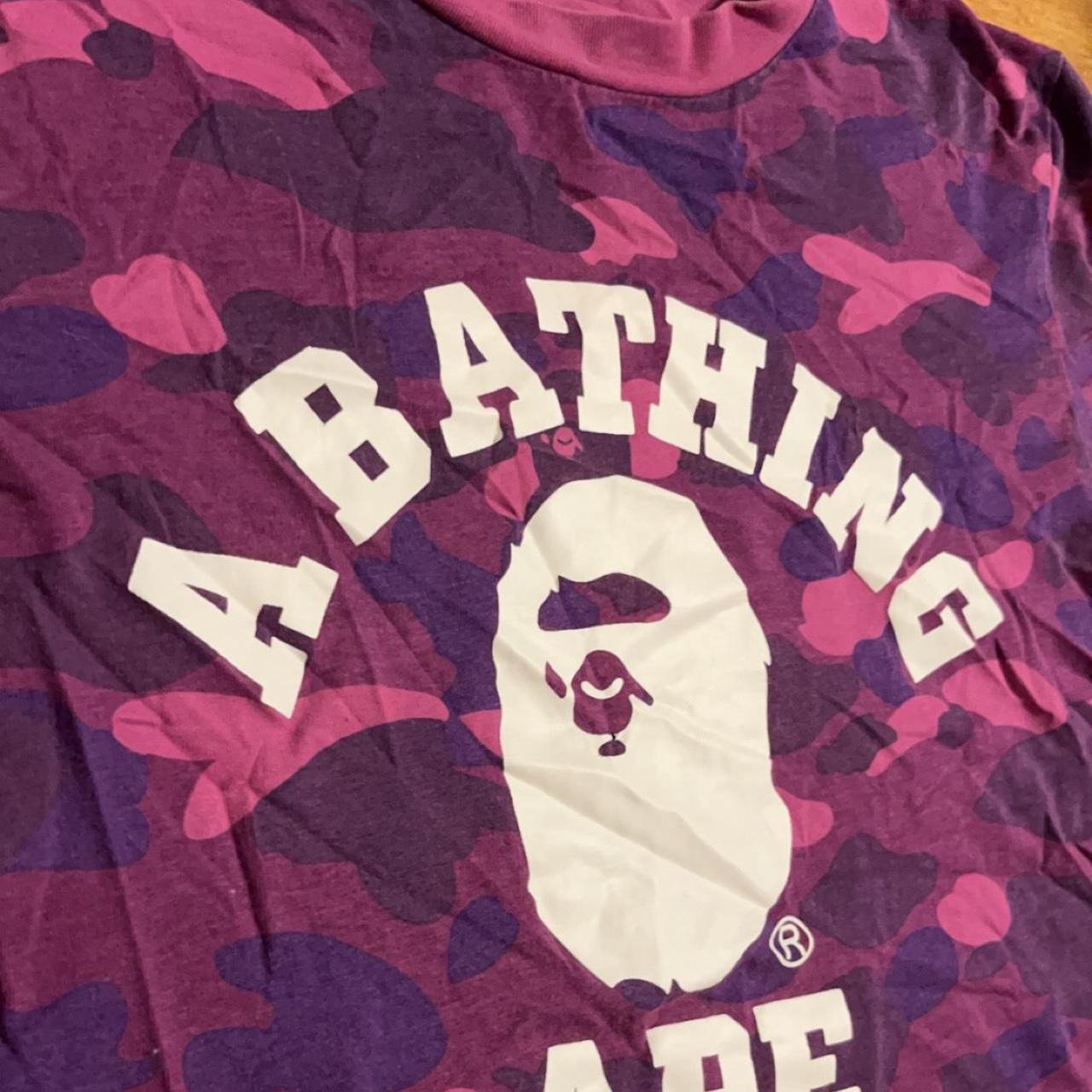 VINTAGE BAPE TEE SHIRT Size - medium No rips or... - Depop