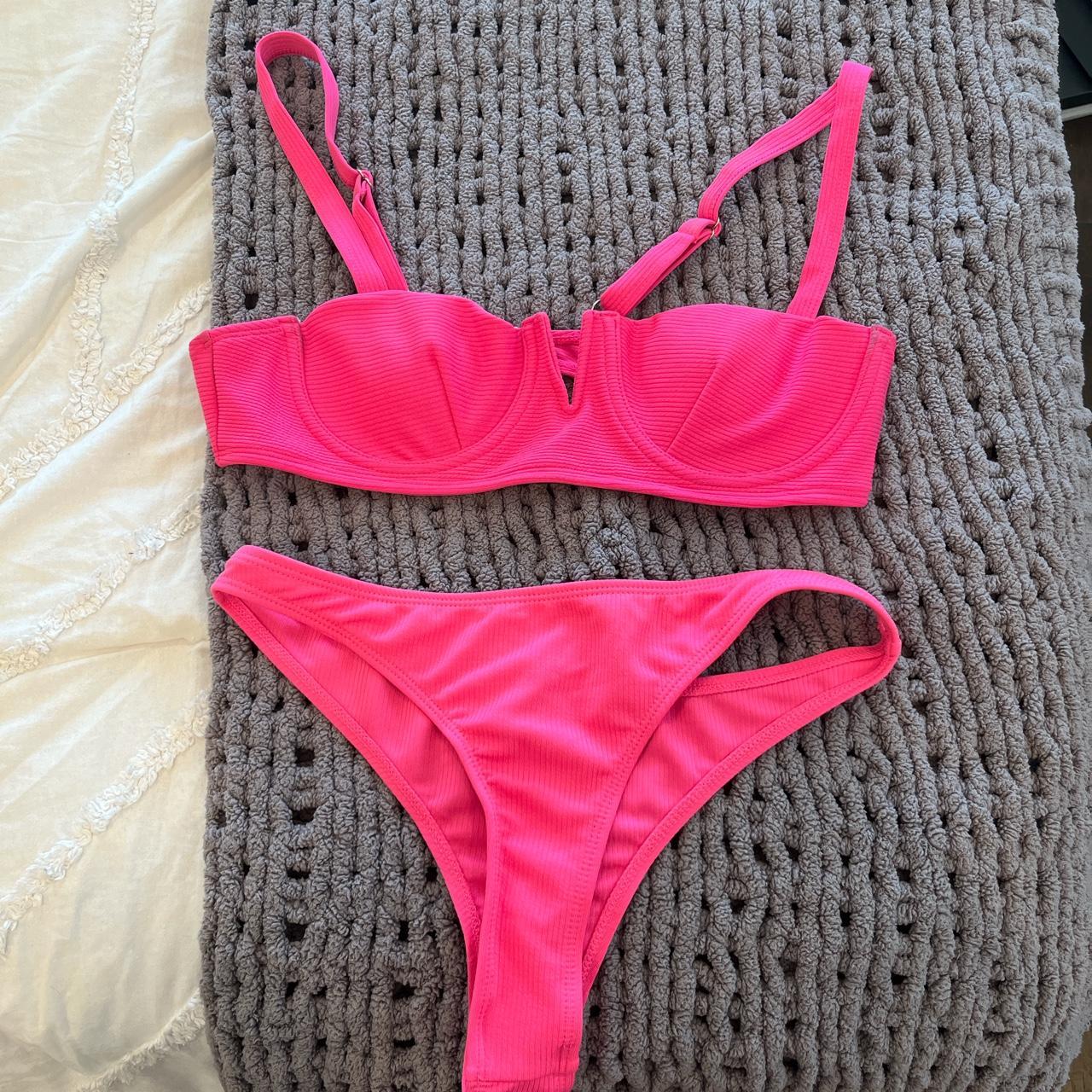Women's Pink Bikinisandtankinisets Depop