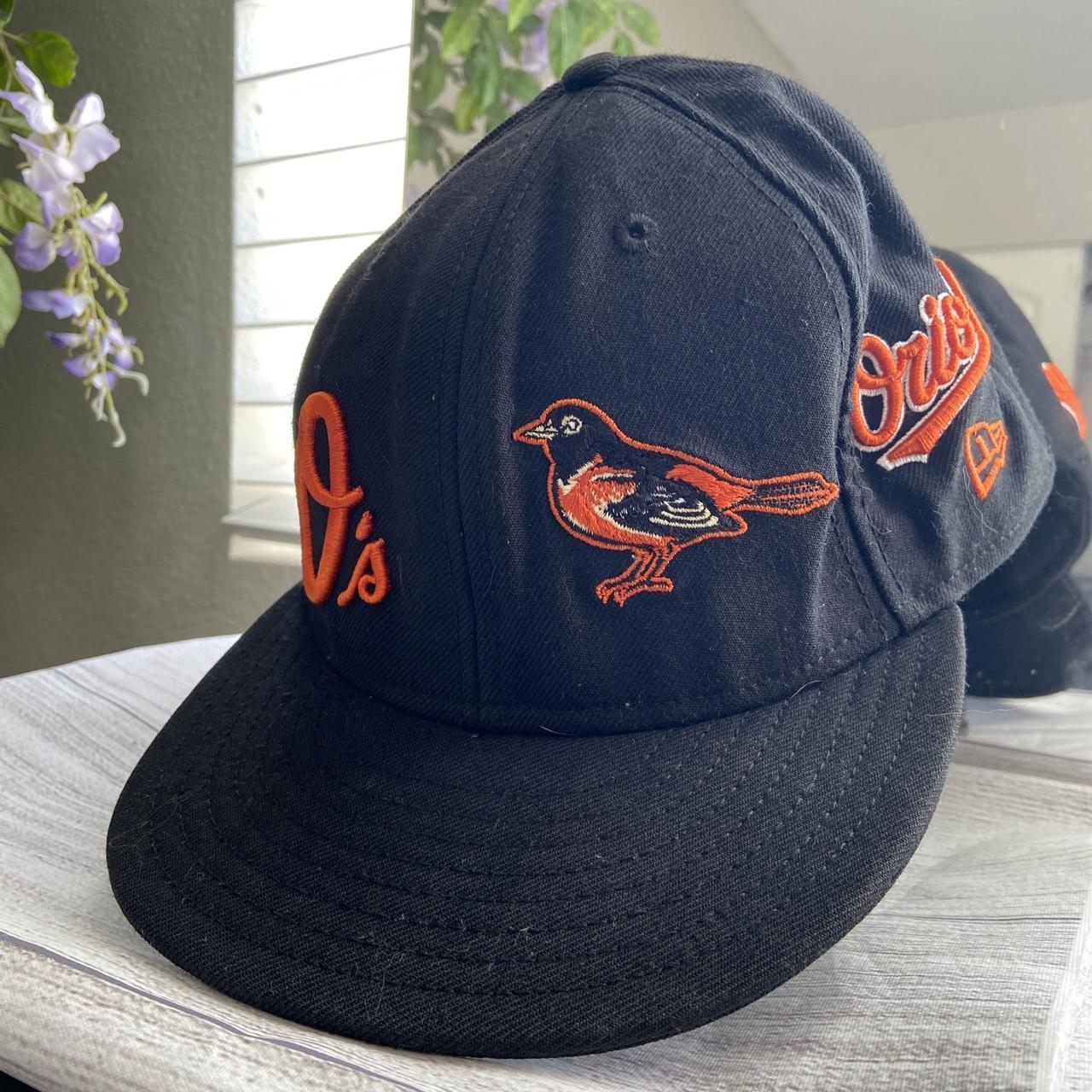 New Era MLB Baltimore Orioles Baseball Hat Retro - Depop