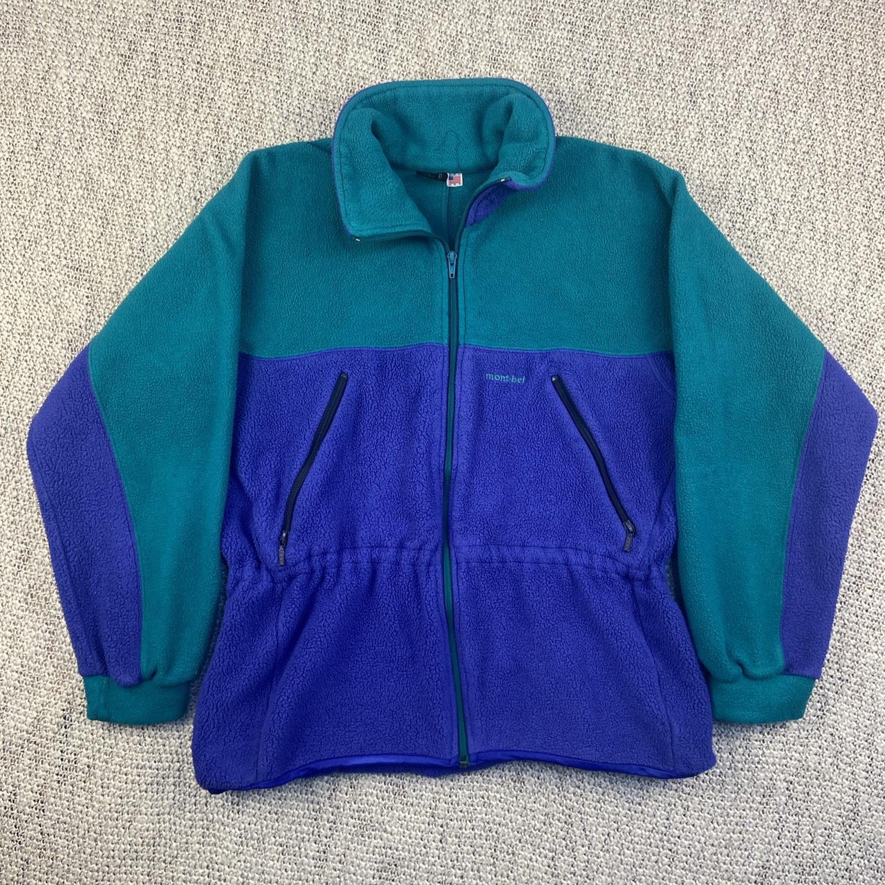 Vintage Montbell Fleece Jacket Women Medium Purple... - Depop