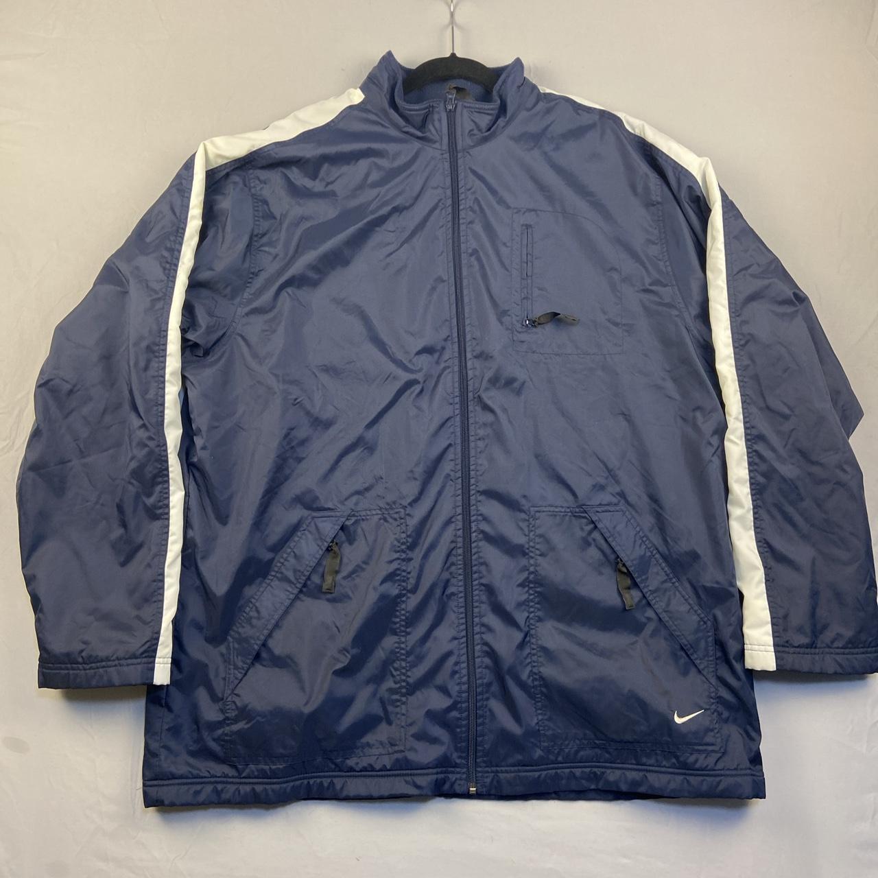 Vintage Nike Stadium Jacket Men's 2XL Navy Winter... - Depop