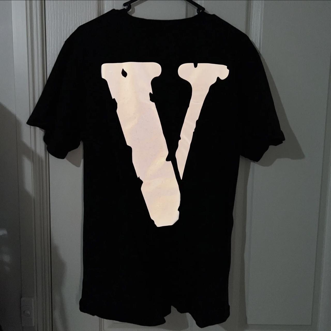Vlone Men's Black Tshirt Depop