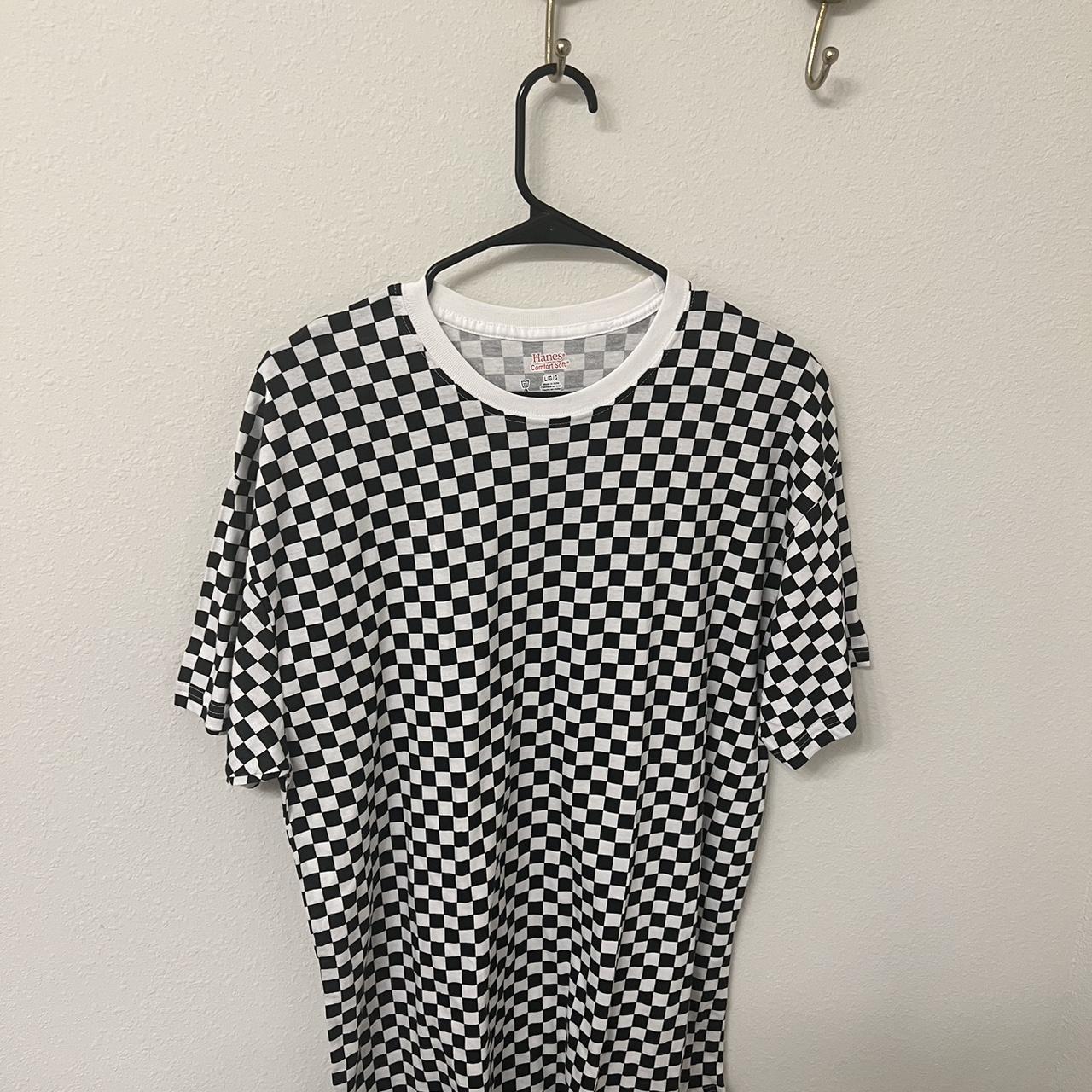 Supreme checkered hotsell t shirt