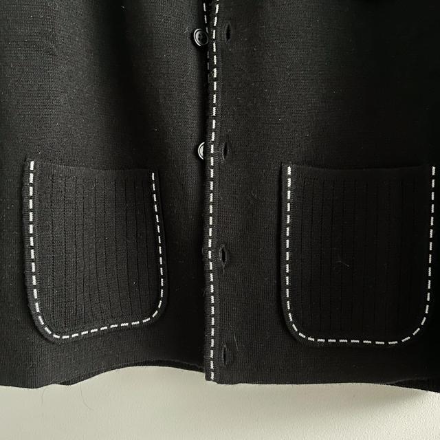 Supreme Contrast Stitch Button Up Black Men's - FW22 - GB