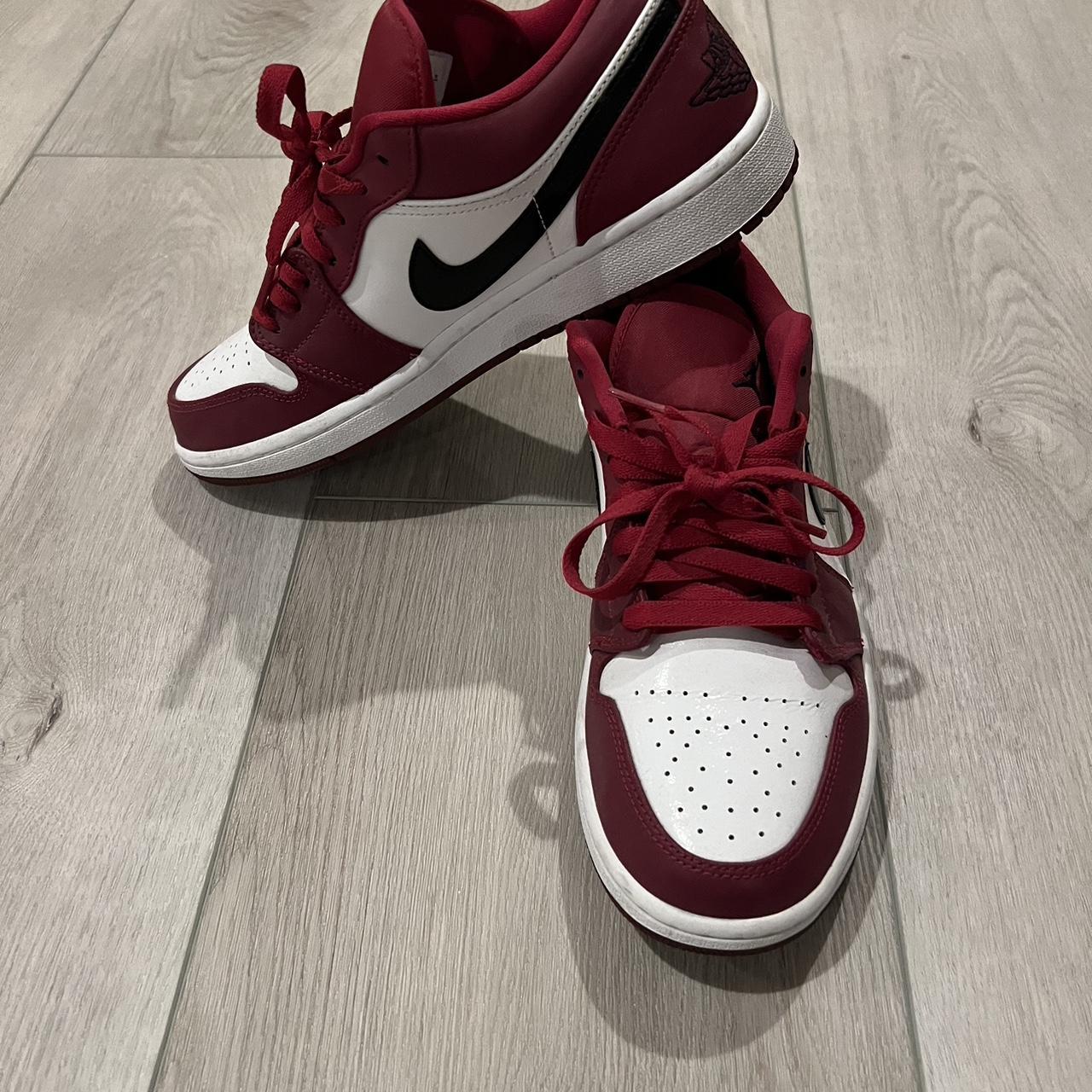burgundy 9 jordans